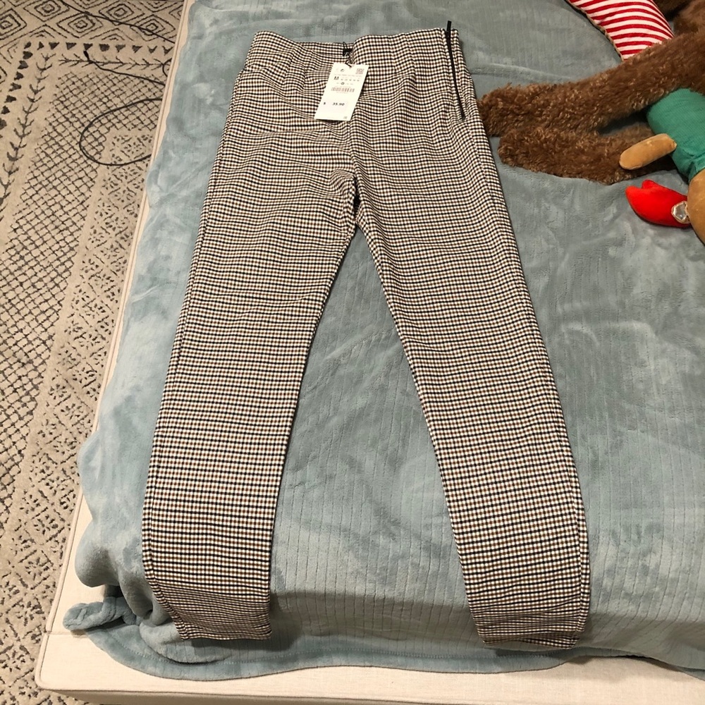 Zara plaid pants